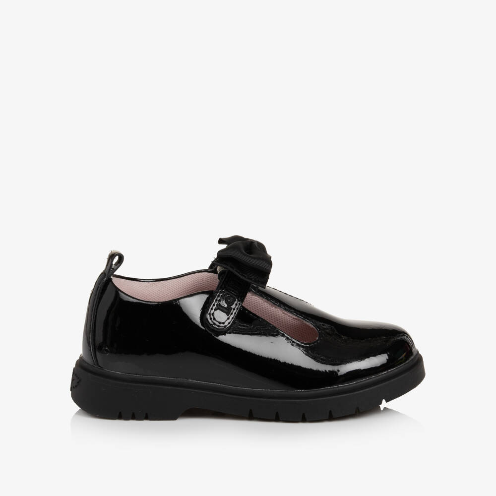 Lelli Kelly-Girls Black Patent Leather Kaya T-Bar School Shoes | Childrensalon
