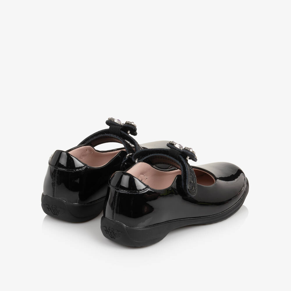 Lelli Kelly-Girls Black Patent Leather Melody Bar Shoe (F width) | Childrensalon