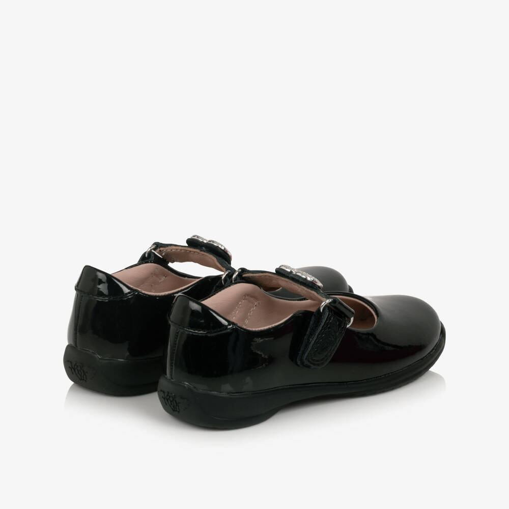 Lelli Kelly-Girls Black Patent Leather Shoes with Changeable Straps (F width) | Childrensalon