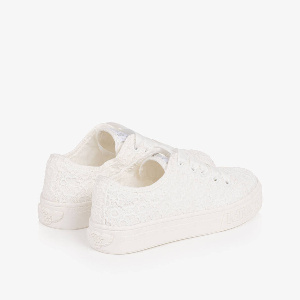 Lelli Kelly-حذاء رياضي كانفاس لون أبيض للبنات | Childrensalon