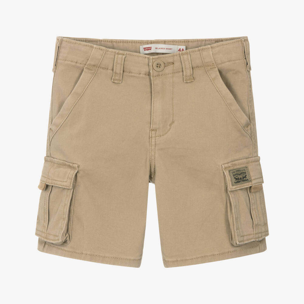 Levi's-شورت كارغو قطن لون بيج للأولاد | Childrensalon