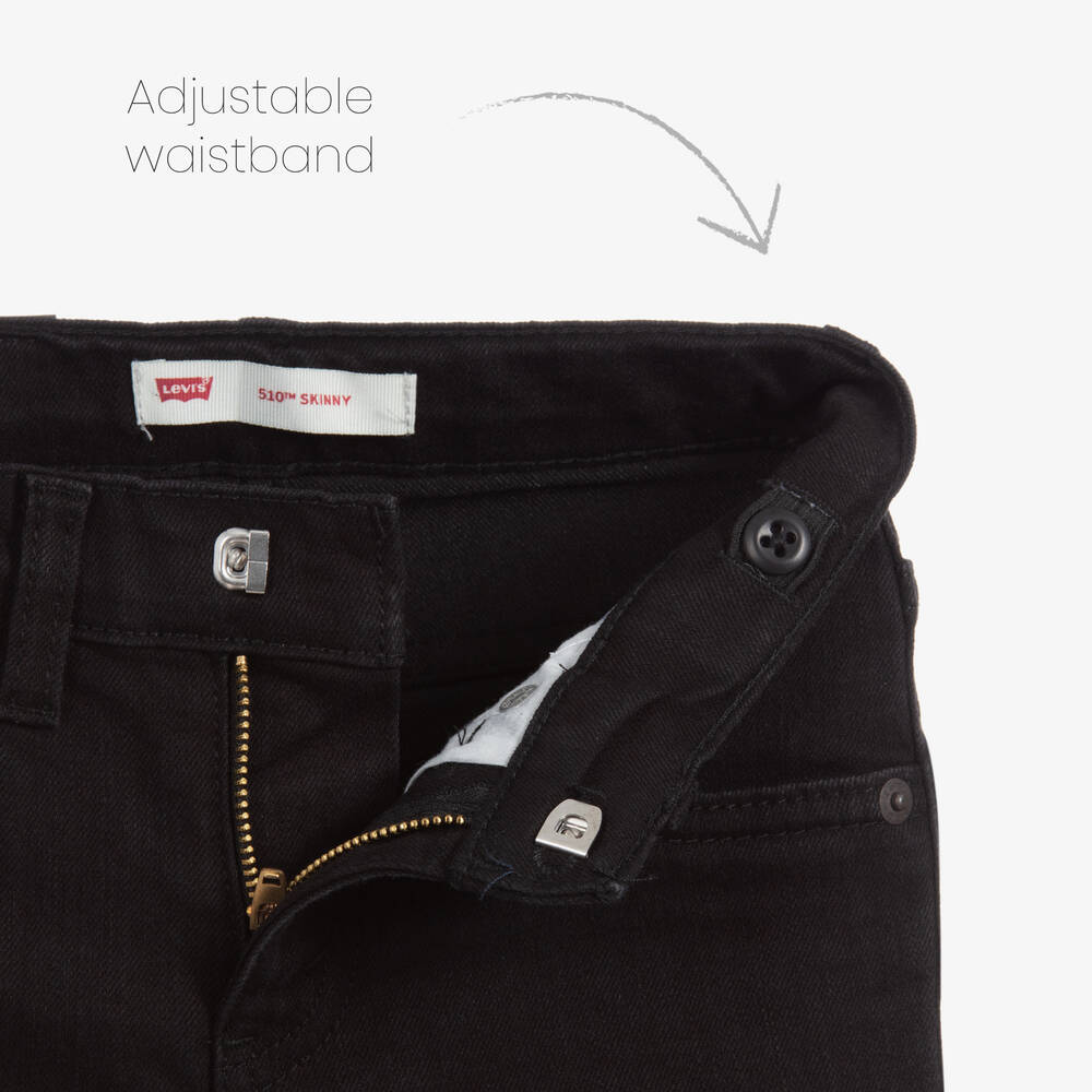 Levi's-Черные джинсы скинни 510 для мальчиков | Childrensalon