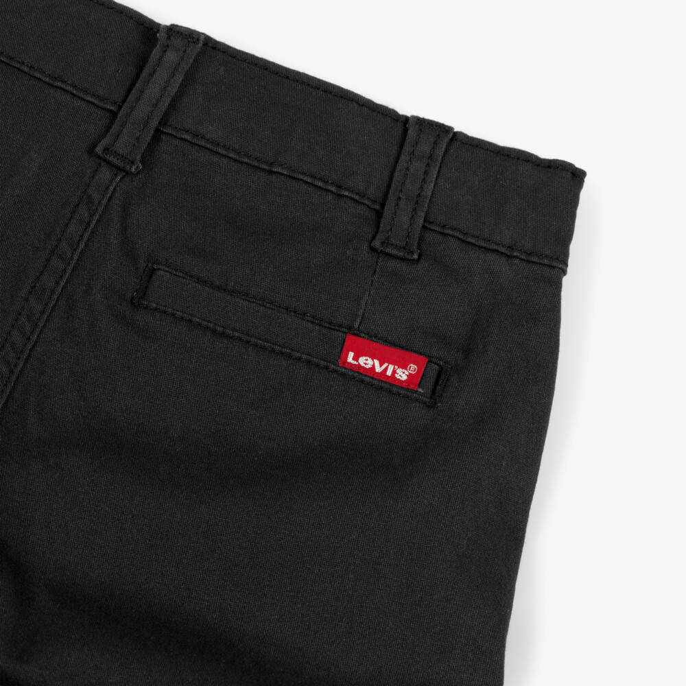 Levi's-Boys Black 578 Baggy Cargo Trousers | Childrensalon