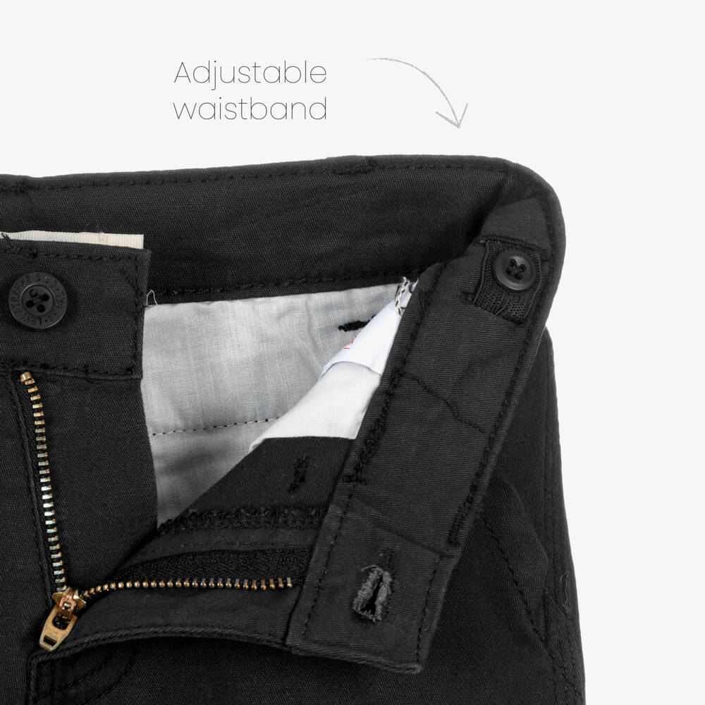 Levi's-Boys Black 578 Baggy Cargo Trousers | Childrensalon