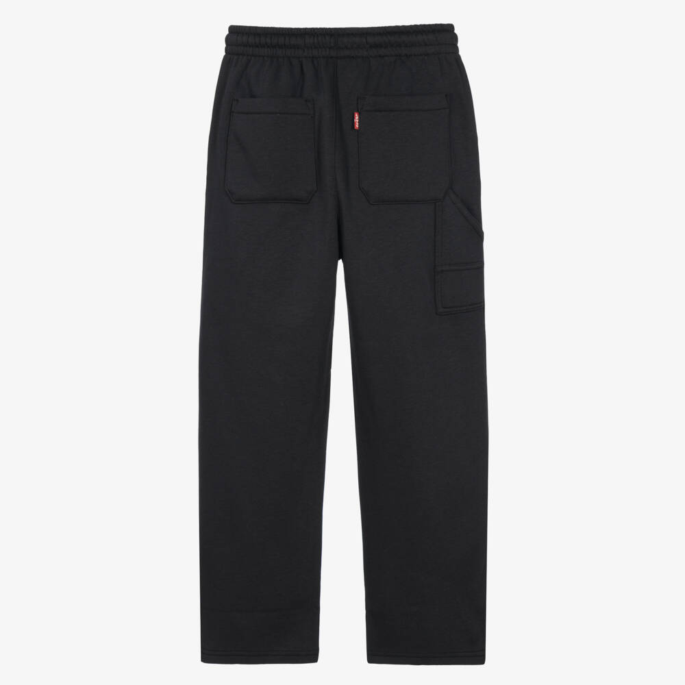 Levi's-Boys Black Jersey Baggy Fit Joggers | Childrensalon