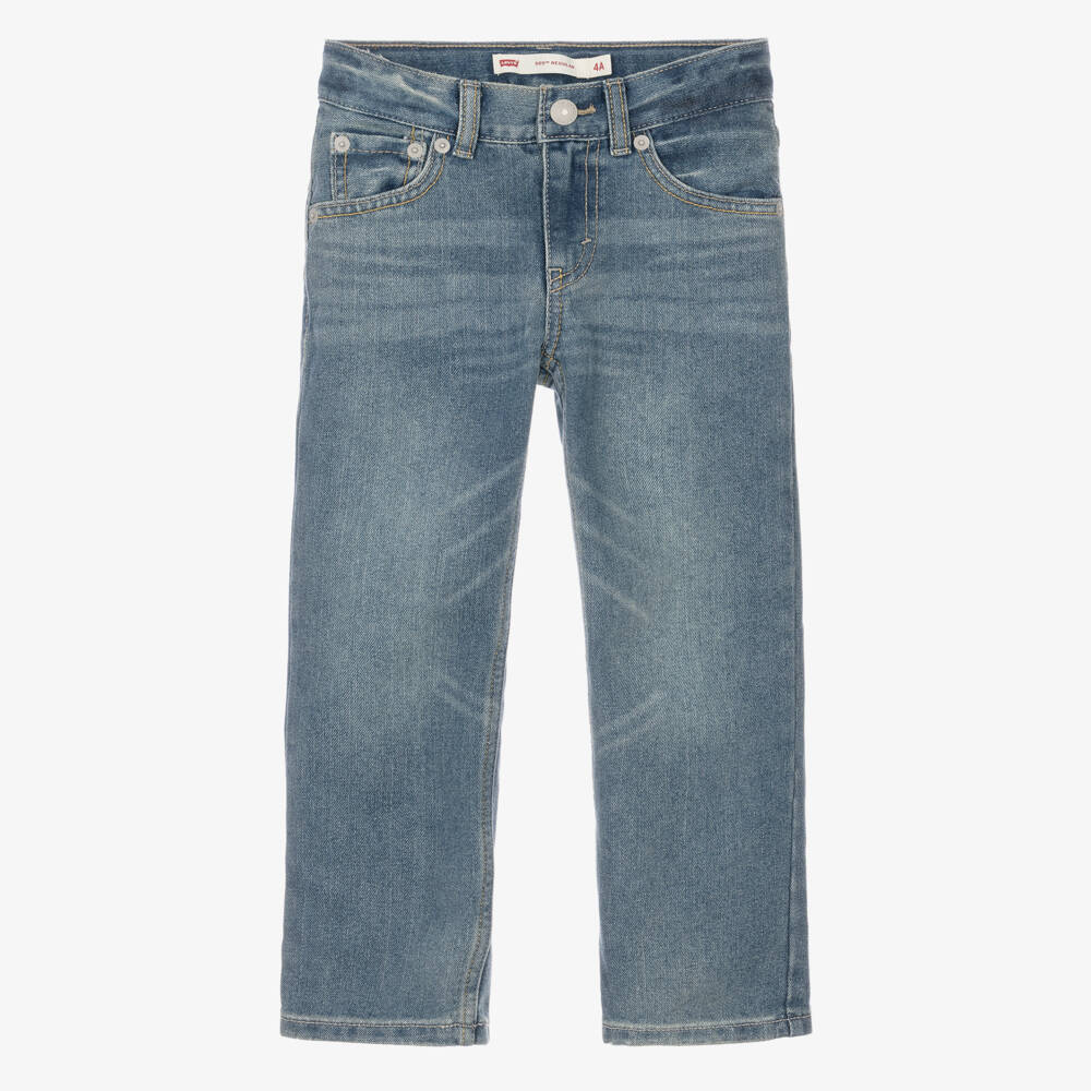 Levi's-Boys Blue 505 Regular Fit Jeans | Childrensalon