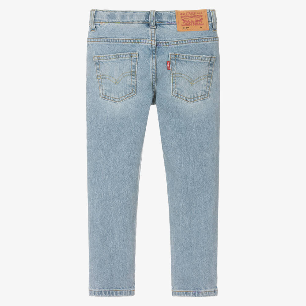 Levi's-بنطلون جينز 512 دنيم لون أزرق للأولاد | Childrensalon