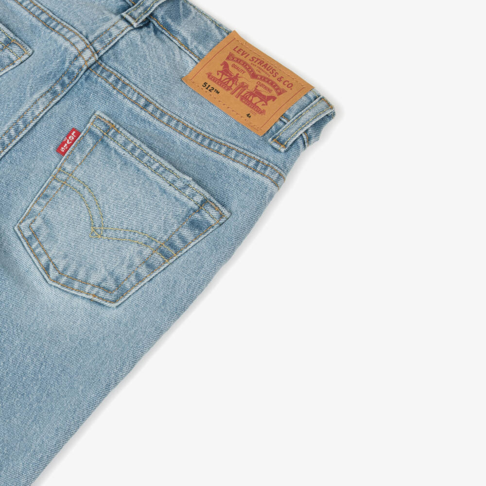 Levi's-بنطلون جينز 512 دنيم لون أزرق للأولاد | Childrensalon