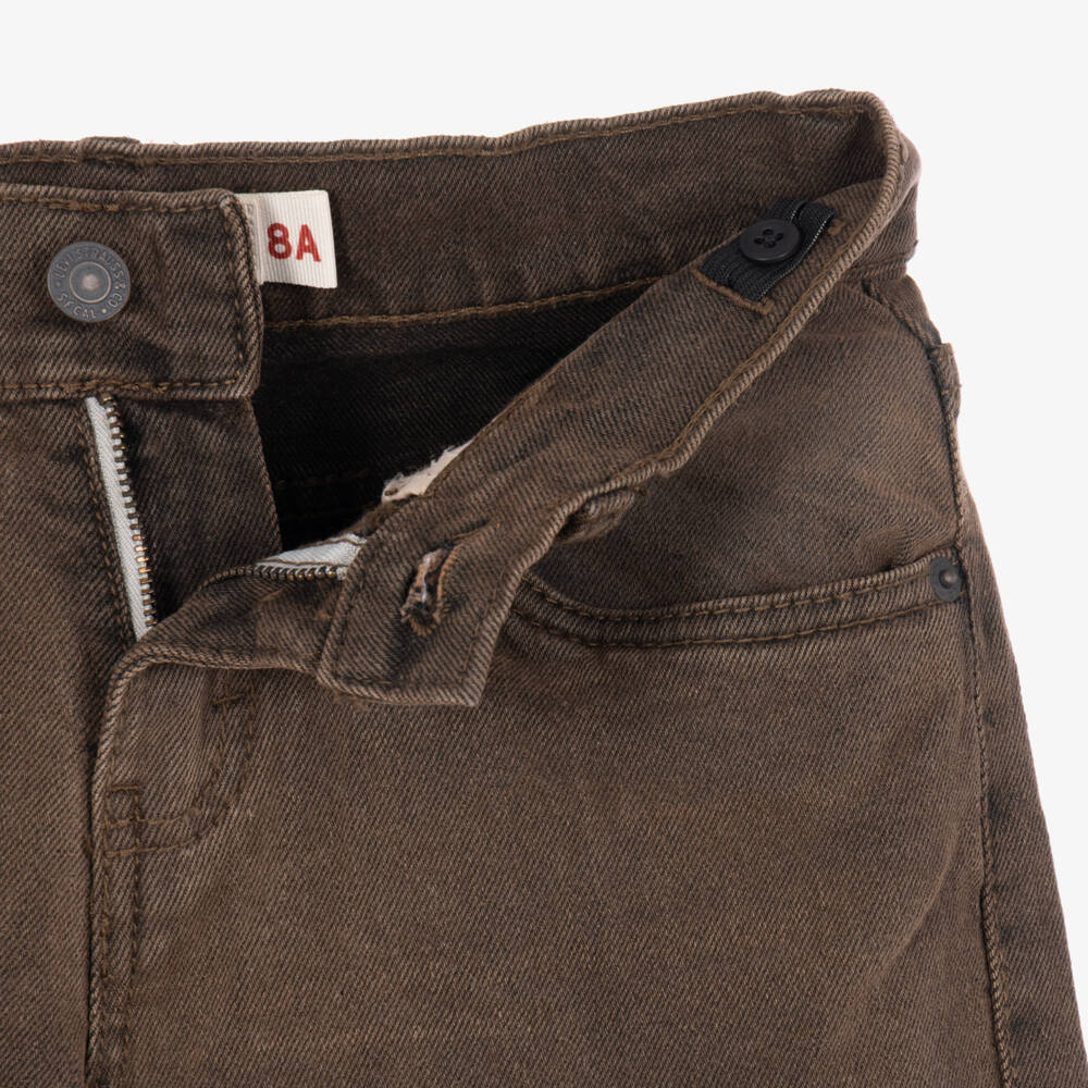 Levi's-Boys Brown 578 Baggy Jeans | Childrensalon