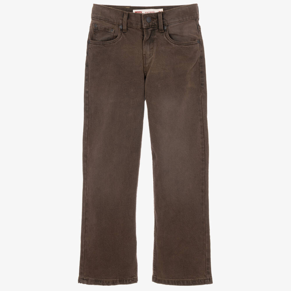 Levi's-Boys Brown 578 Baggy Jeans | Childrensalon
