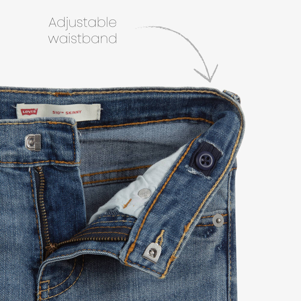 Levi's-Голубые джинсы скинни 510 для мальчиков | Childrensalon