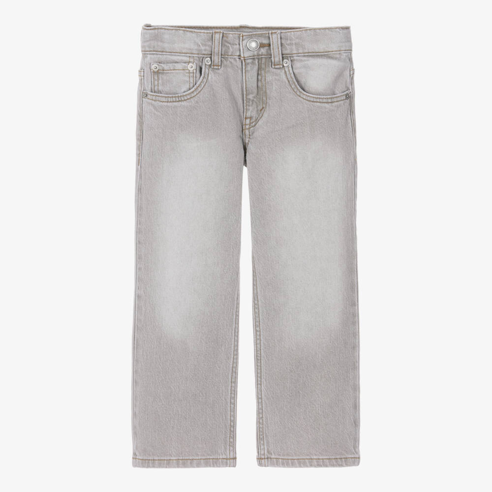 Levi's-Boys Light Grey 555 Denim Jeans | Childrensalon