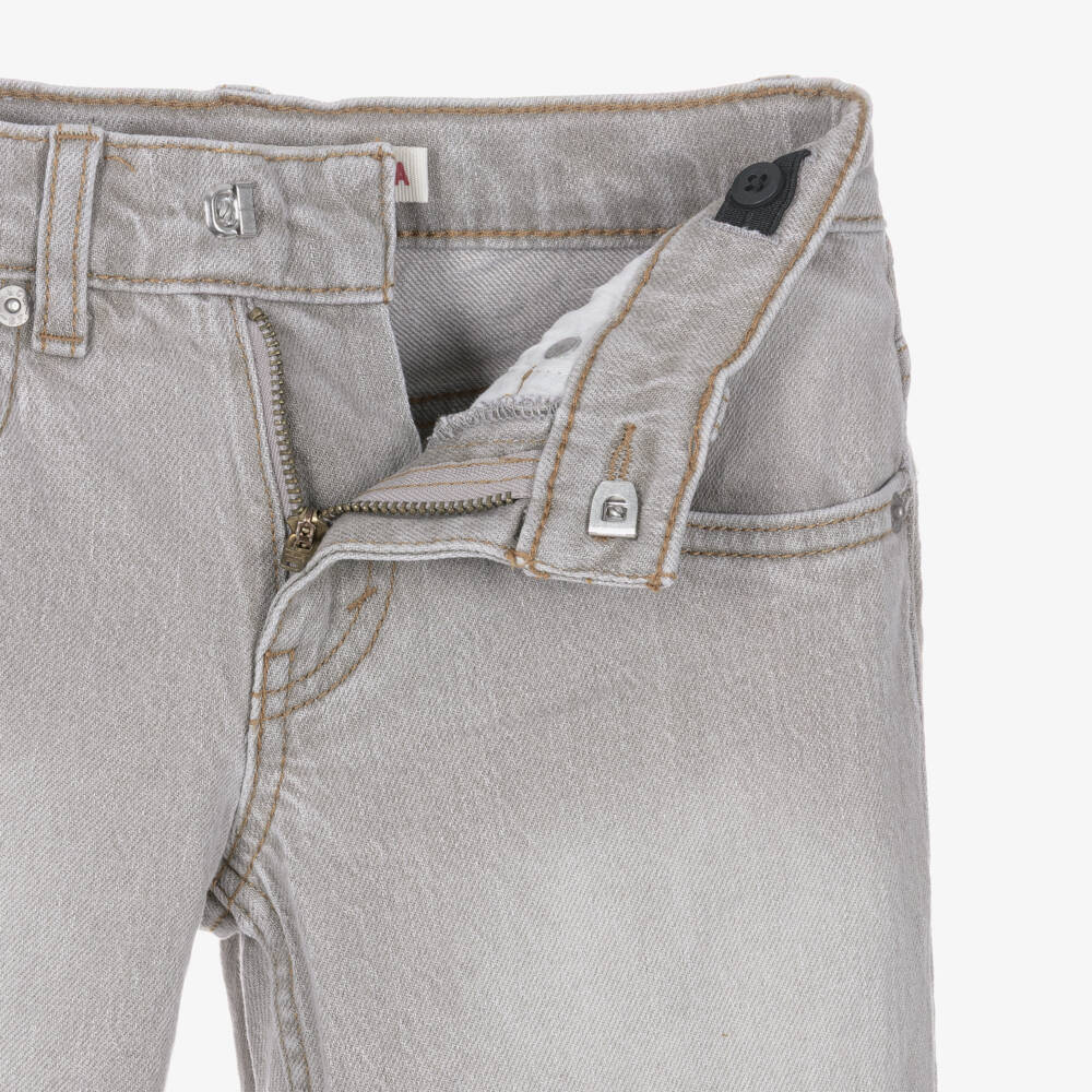 Levi's-Boys Light Grey 555 Denim Jeans | Childrensalon