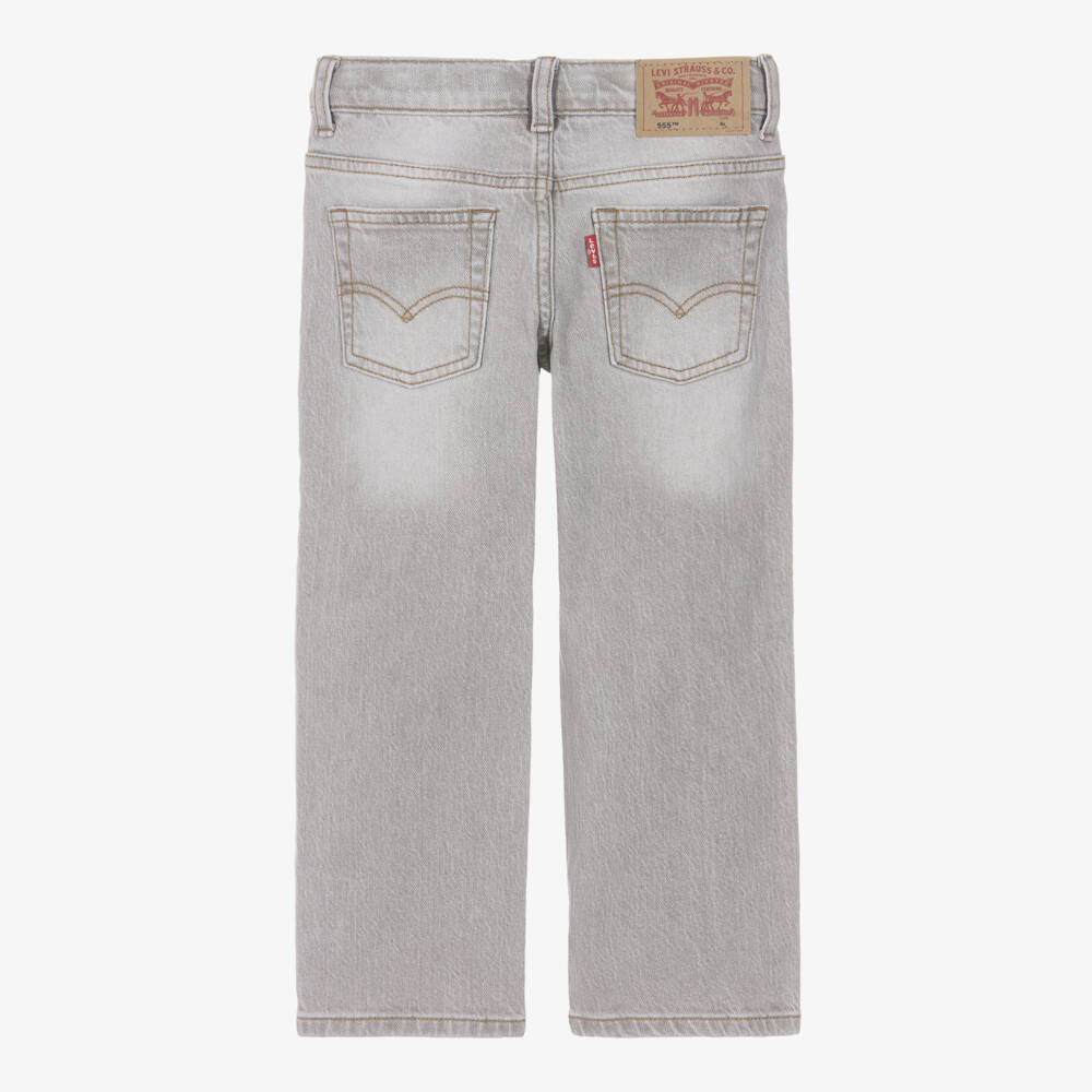 Levi's-Boys Light Grey 555 Denim Jeans | Childrensalon