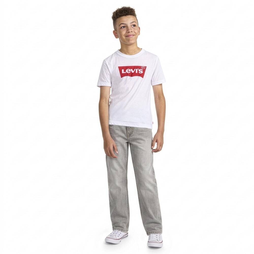 Levi's-جينز دنيم 555 لون رمادي فاتح للأولاد | Childrensalon