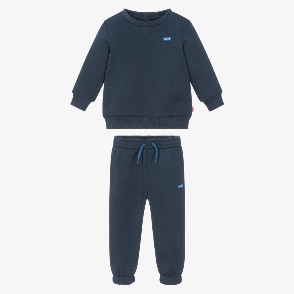 Levi's-Спортивный костюм синий хлопковый Batwing для мальчиков | Childrensalon