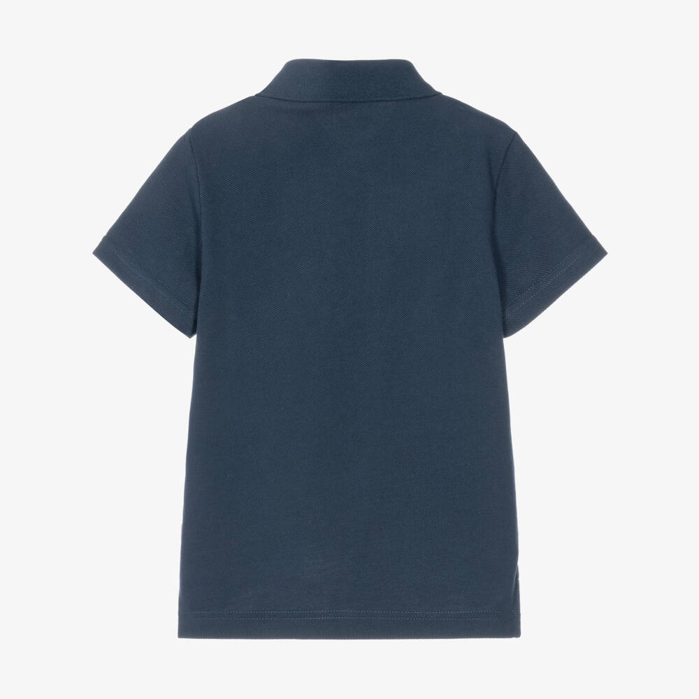 Levi's-Boys Navy Blue Logo Polo Shirt | Childrensalon