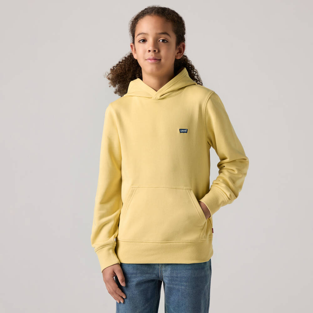 Levi's- Худи желтое с синим логотипом Batwing для мальчиков | Childrensalon