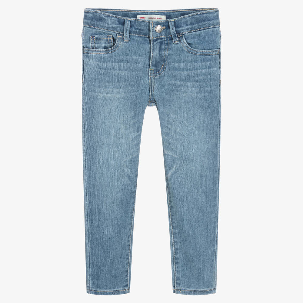 Levi's-Girls Blue 710 Super Skinny Jeans | Childrensalon