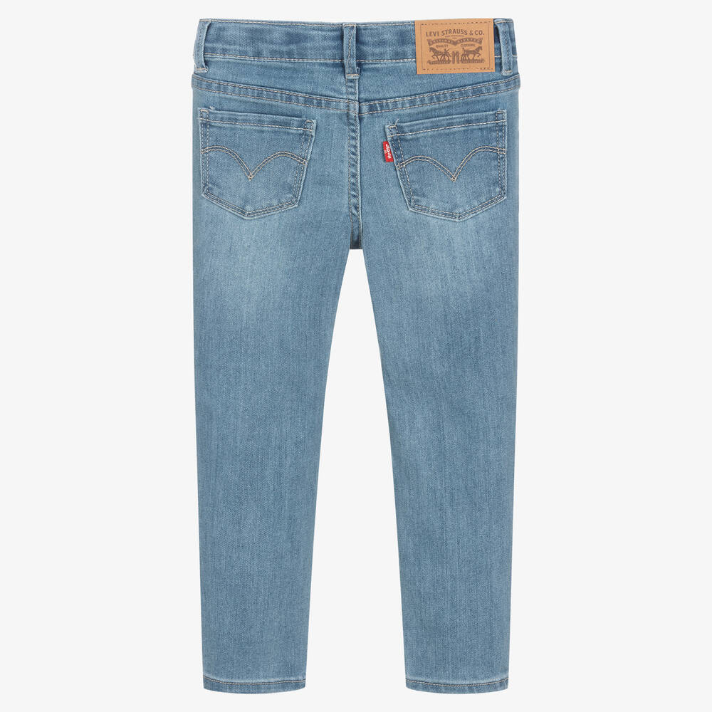 Levi's-Girls Blue 710 Super Skinny Jeans | Childrensalon