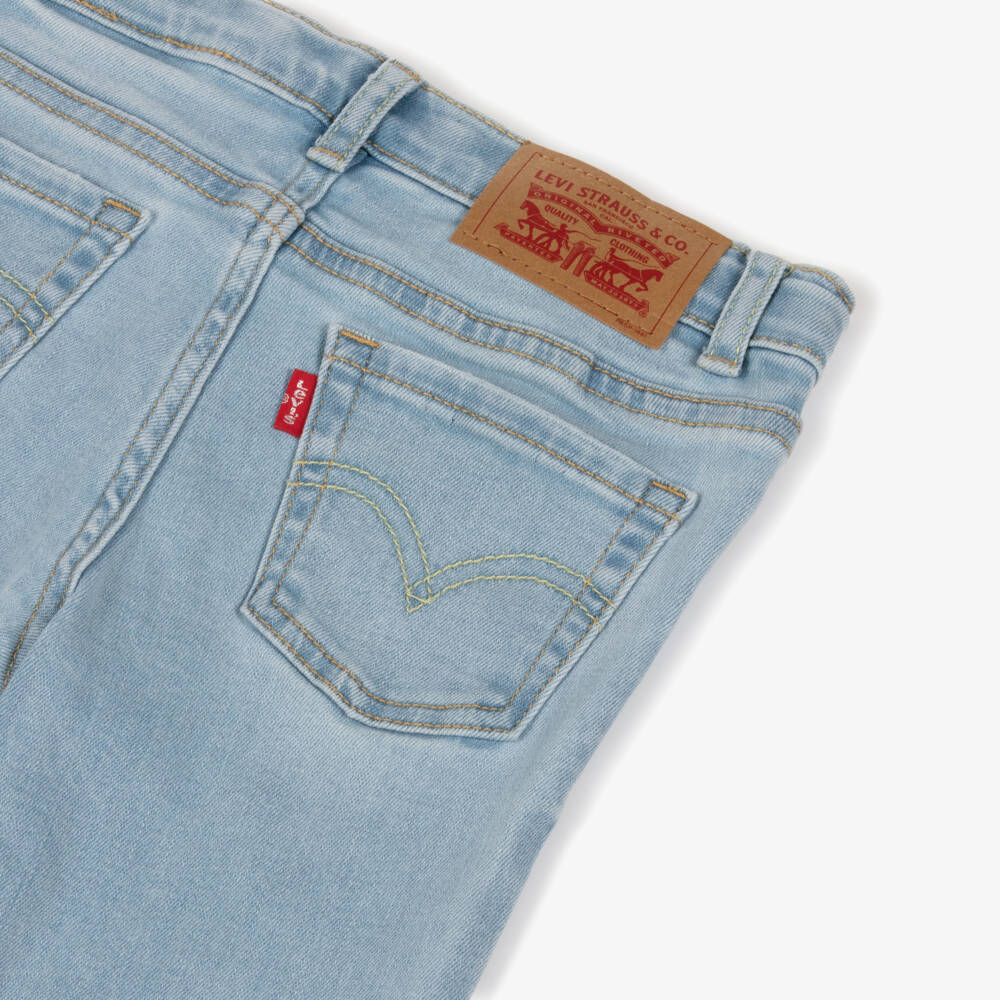 Levi's-Джинсы 726 голубые расклешенные для девочек | Childrensalon