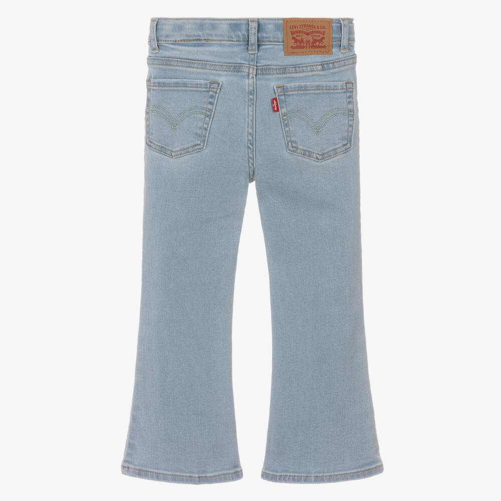 Levi's-Джинсы 726 голубые расклешенные для девочек | Childrensalon