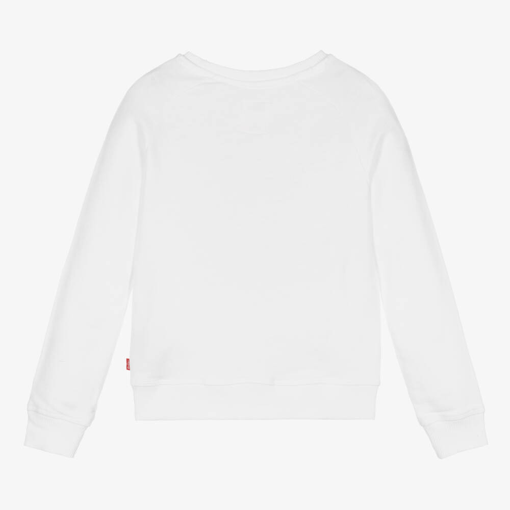 Levi's-Белая толстовка для девочек | Childrensalon