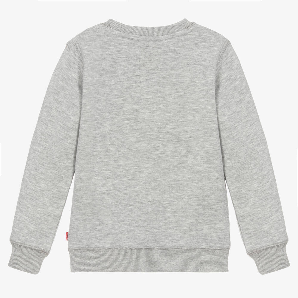 Levi's-Серый свитшот из хлопкового джерси | Childrensalon