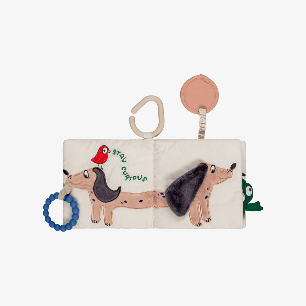 Liewood-Beige Animal Character Soft Book for Baby (15cm) | Childrensalon