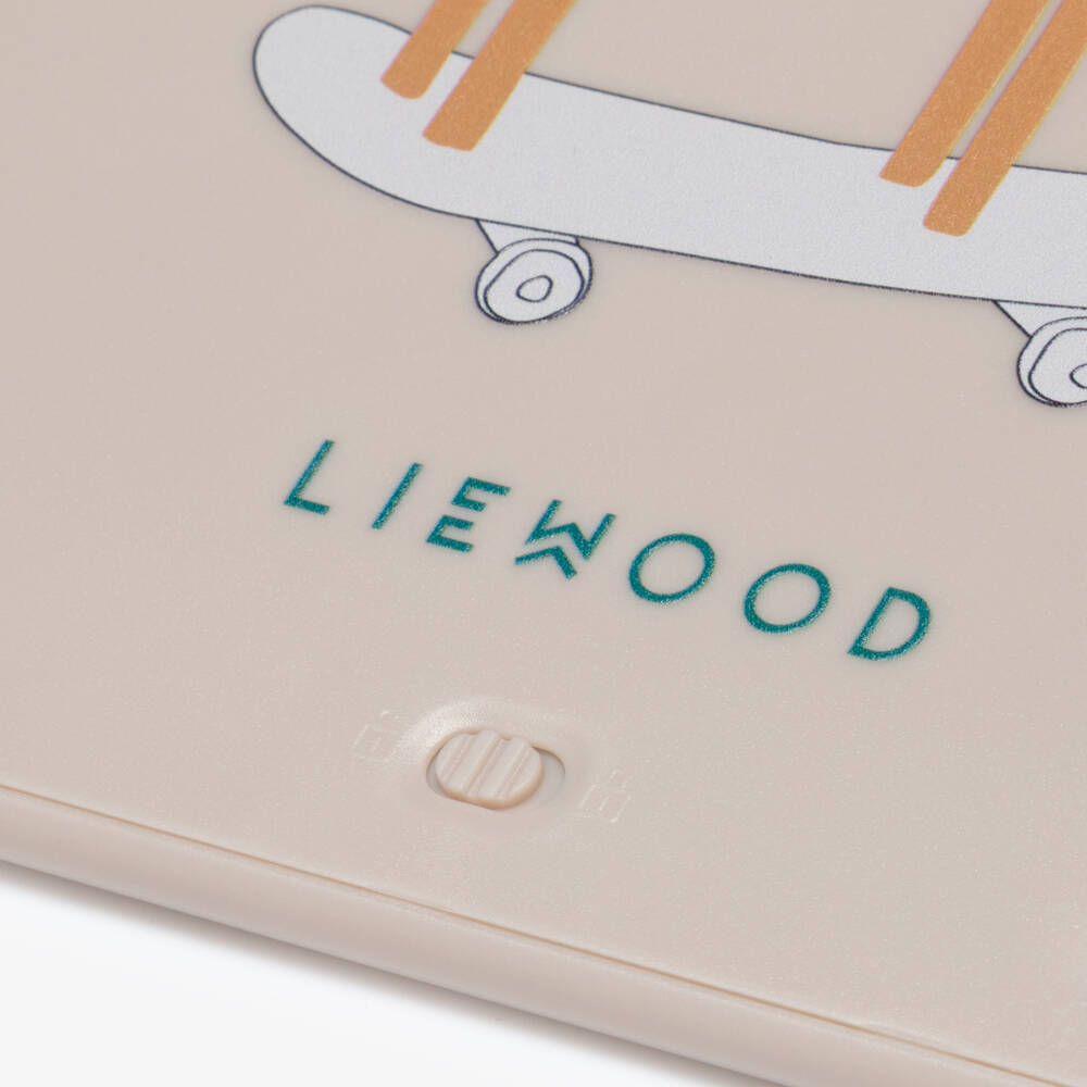 Liewood-Beige Animal LCD Magic Drawing Board (31cm) | Childrensalon