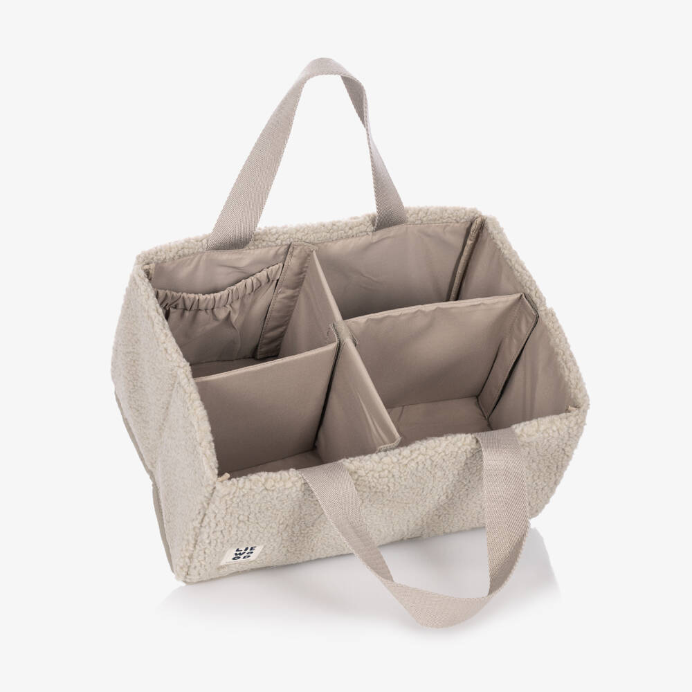 Liewood-Beige Baby Nursery Organiser Caddy (37cm) | Childrensalon
