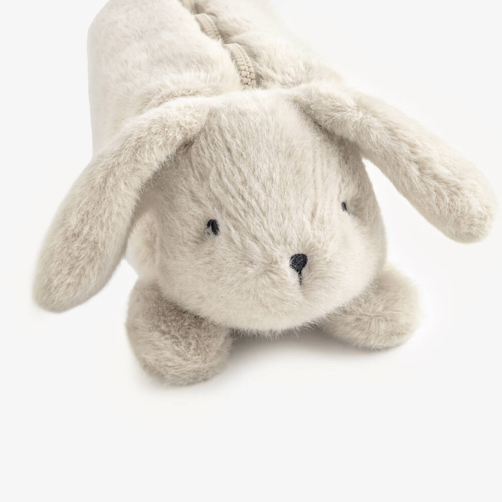 Liewood-Beige Bunny Plush Pencil Case (32cm) | Childrensalon