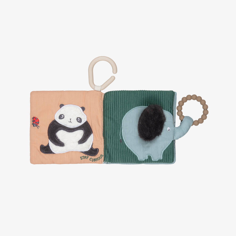 Liewood-Beige Cotton Padded Baby Book (15cm) | Childrensalon