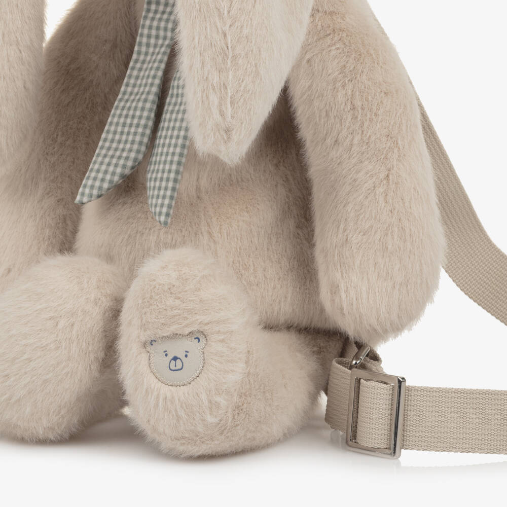 Liewood-Beige Dayana Plush Rabbit Backpack (34cm) | Childrensalon