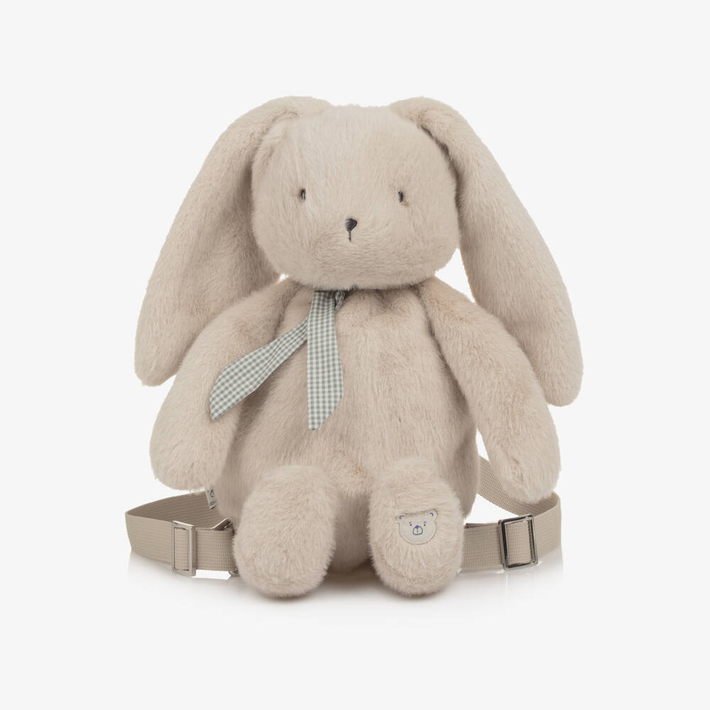 Liewood-Beige Dayana Plush Rabbit Backpack (34cm) | Childrensalon
