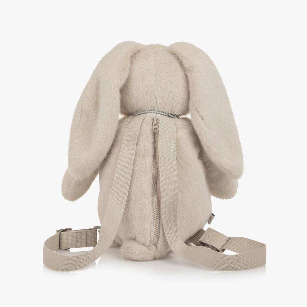Liewood-Beige Dayana Plush Rabbit Backpack (34cm) | Childrensalon