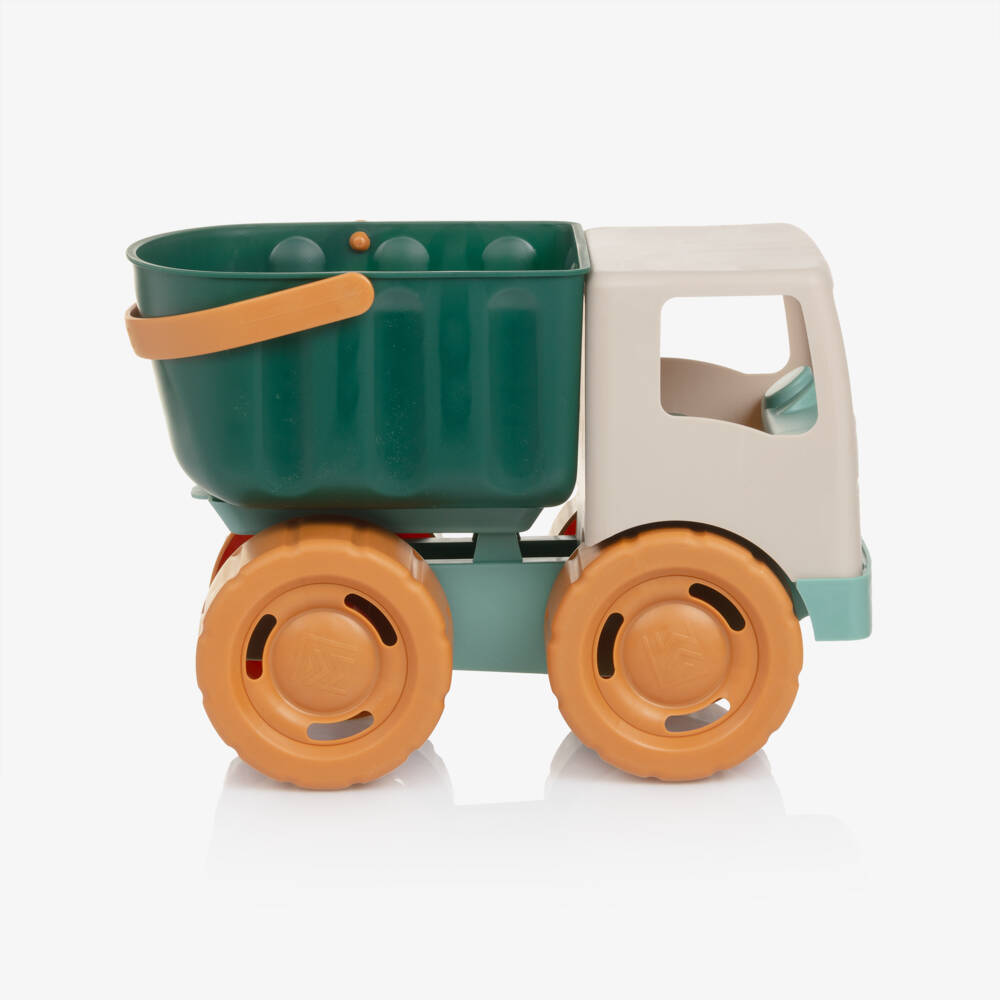 Liewood-Beige & Green Sand Truck (26cm) | Childrensalon