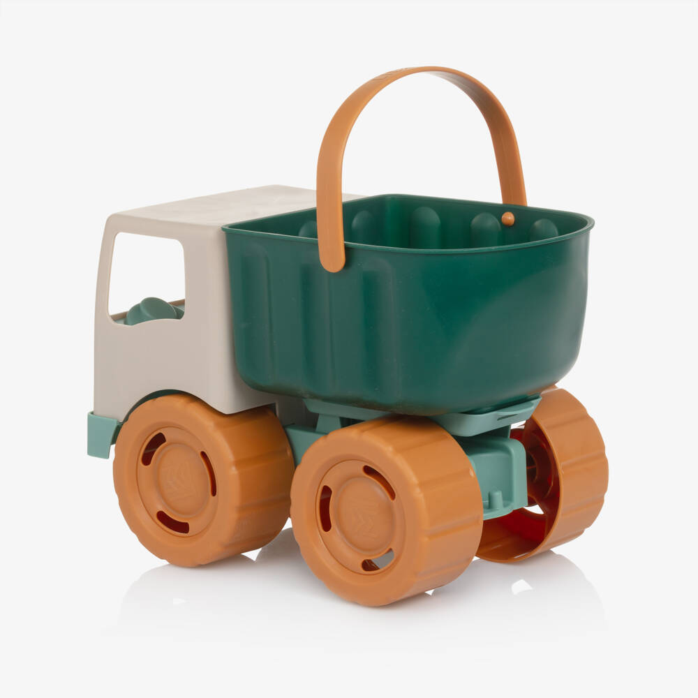 Liewood-Beige & Green Sand Truck (26cm) | Childrensalon