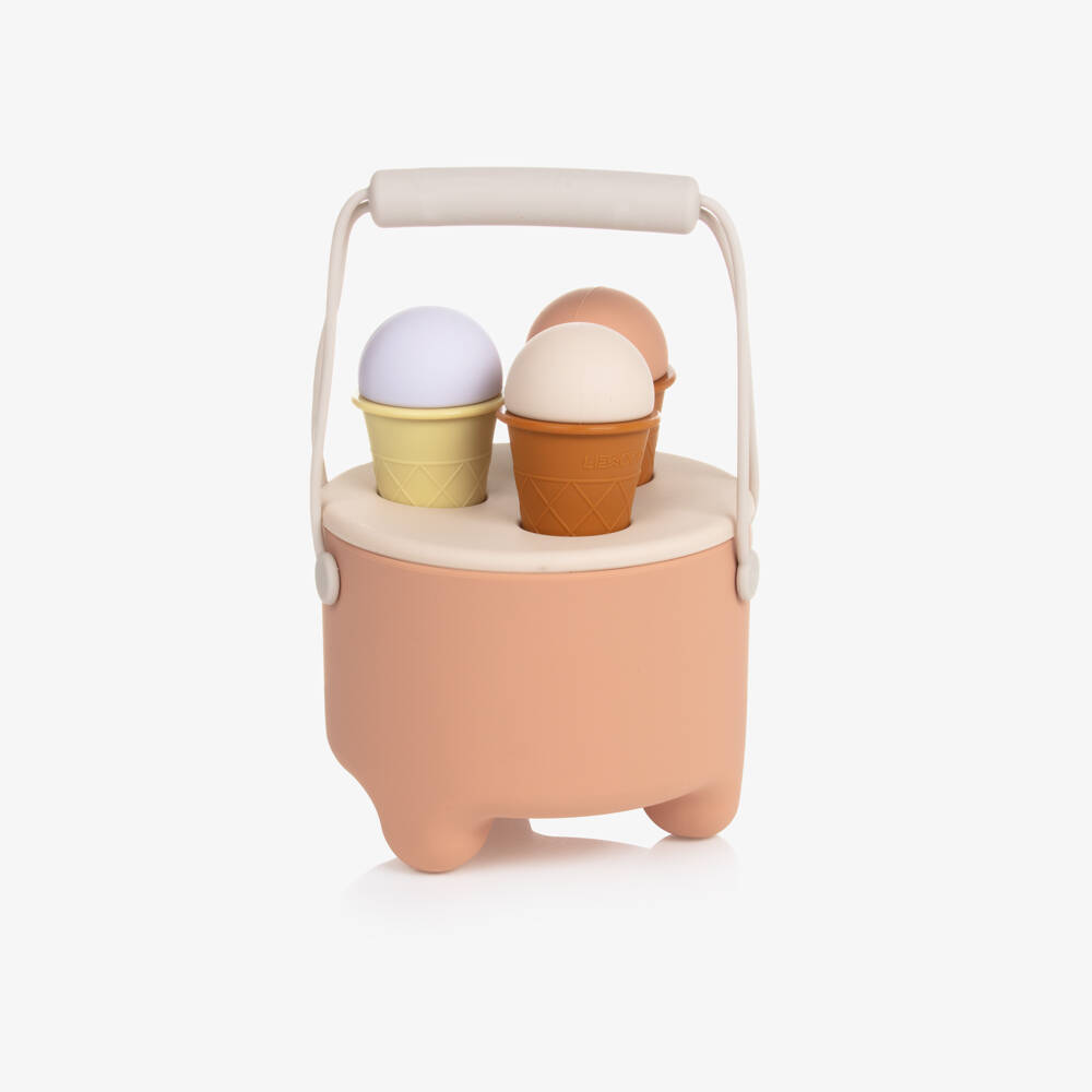 Liewood-Beige Ice Cream Play Set (15cm) | Childrensalon