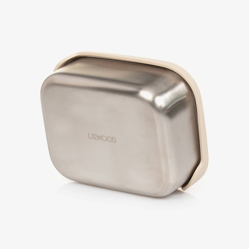 Liewood-Beige Peaches Print Lunch box (16cm) | Childrensalon