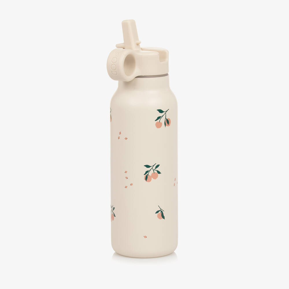 Liewood-Beige Peaches Water Bottle (19cm) | Childrensalon