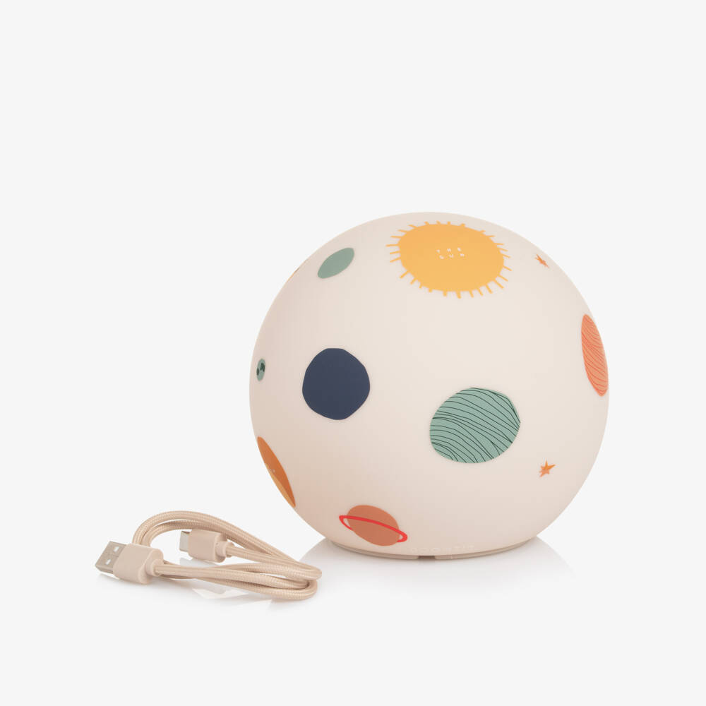 Liewood-Beige Planet Print Night Light (14cm) | Childrensalon