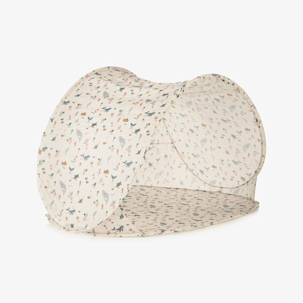 Liewood-Beige Sealife Pop-Up Tent (UPF40+) | Childrensalon