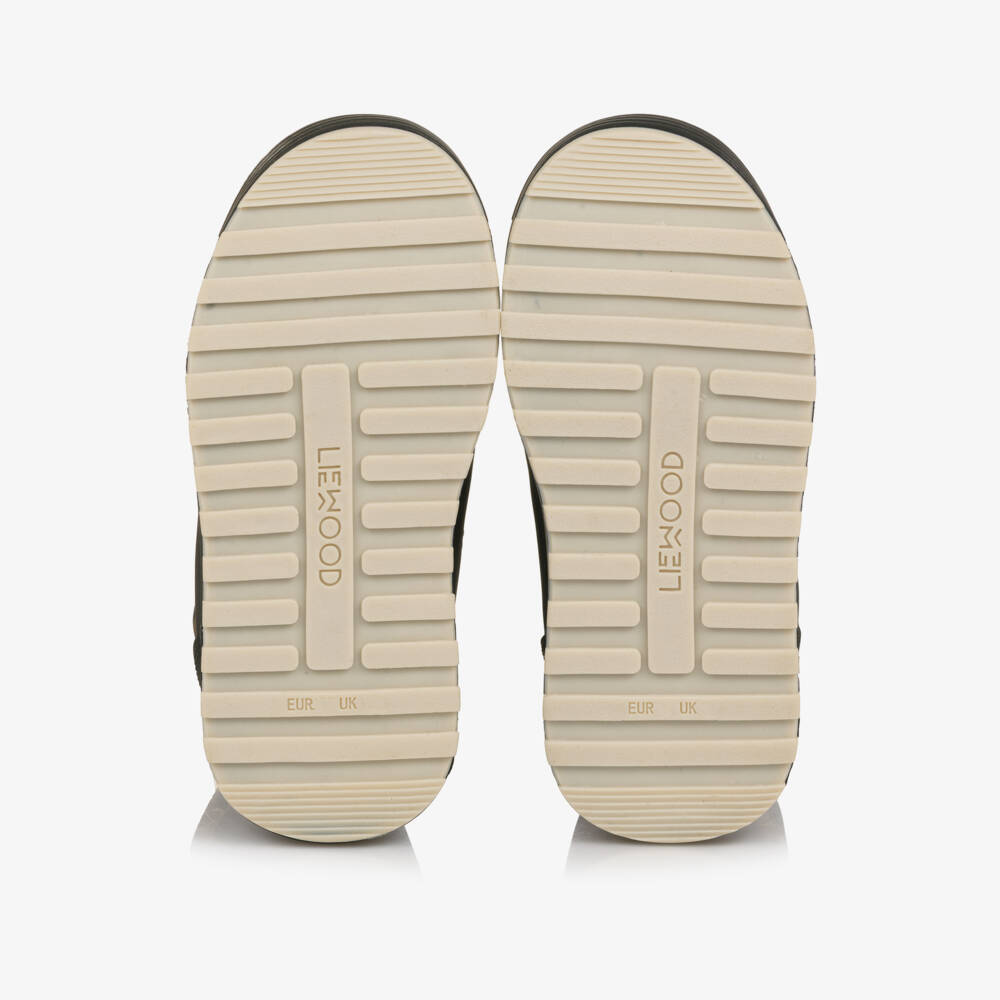 Liewood-Black & Brown Leopard Print Snow Boots | Childrensalon