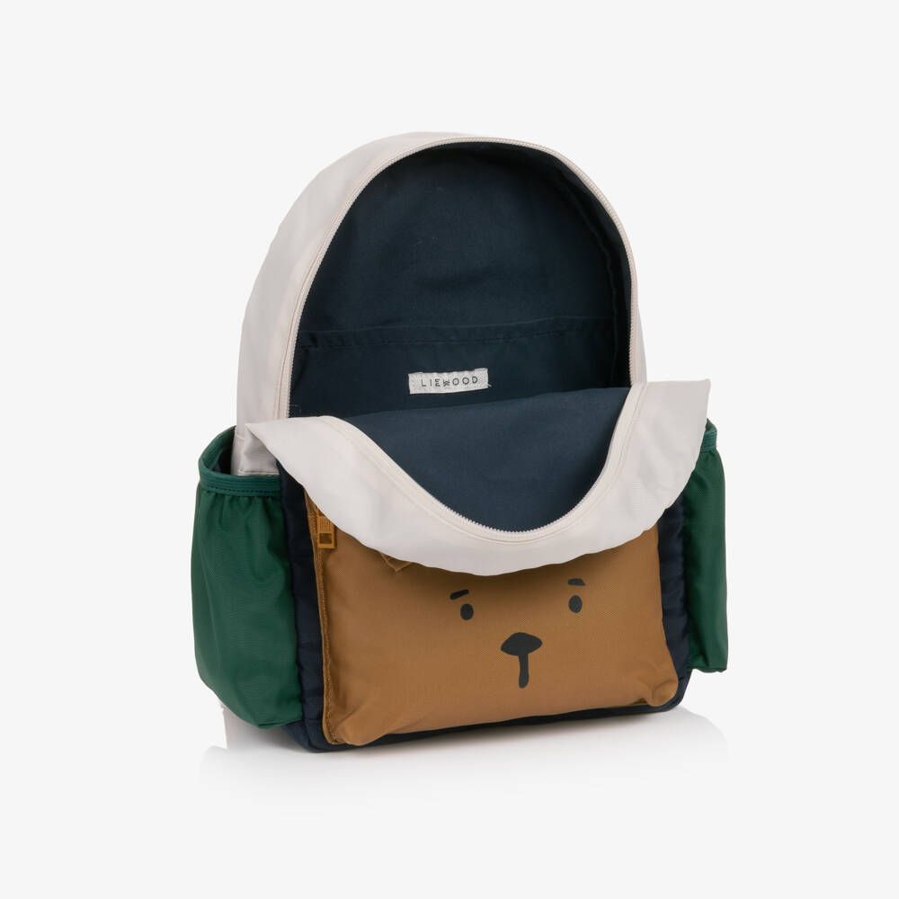 Liewood-Blue & Beige Andreas Bear Mini Backpack (27cm) | Childrensalon