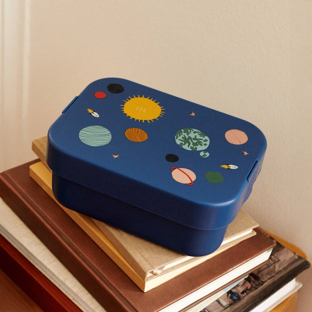 Liewood-Blue Planet Print Chelsey Lunchbox Set | Childrensalon