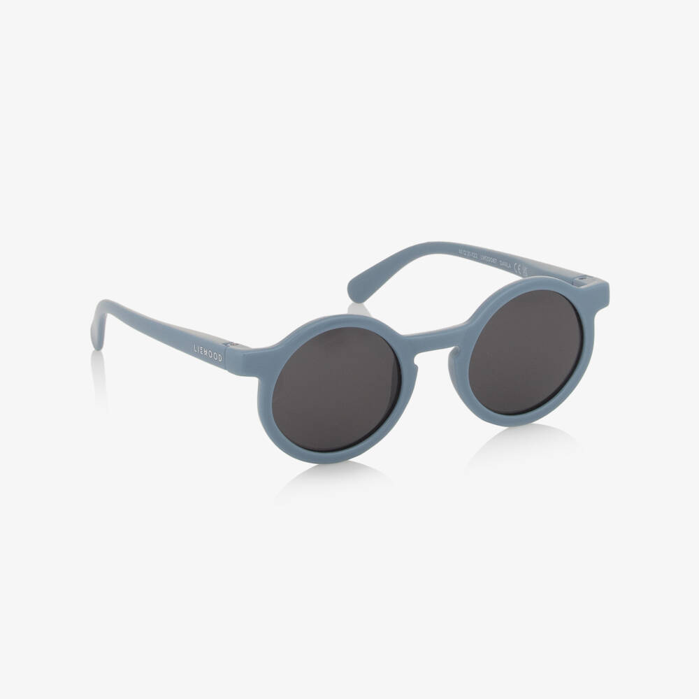 Liewood-Blue Round Sunglasses | Childrensalon