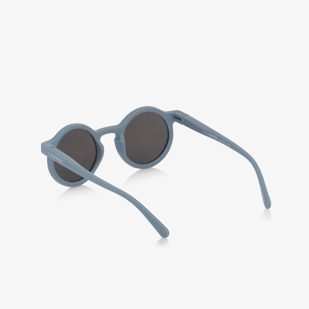 Liewood-Blue Round Sunglasses | Childrensalon