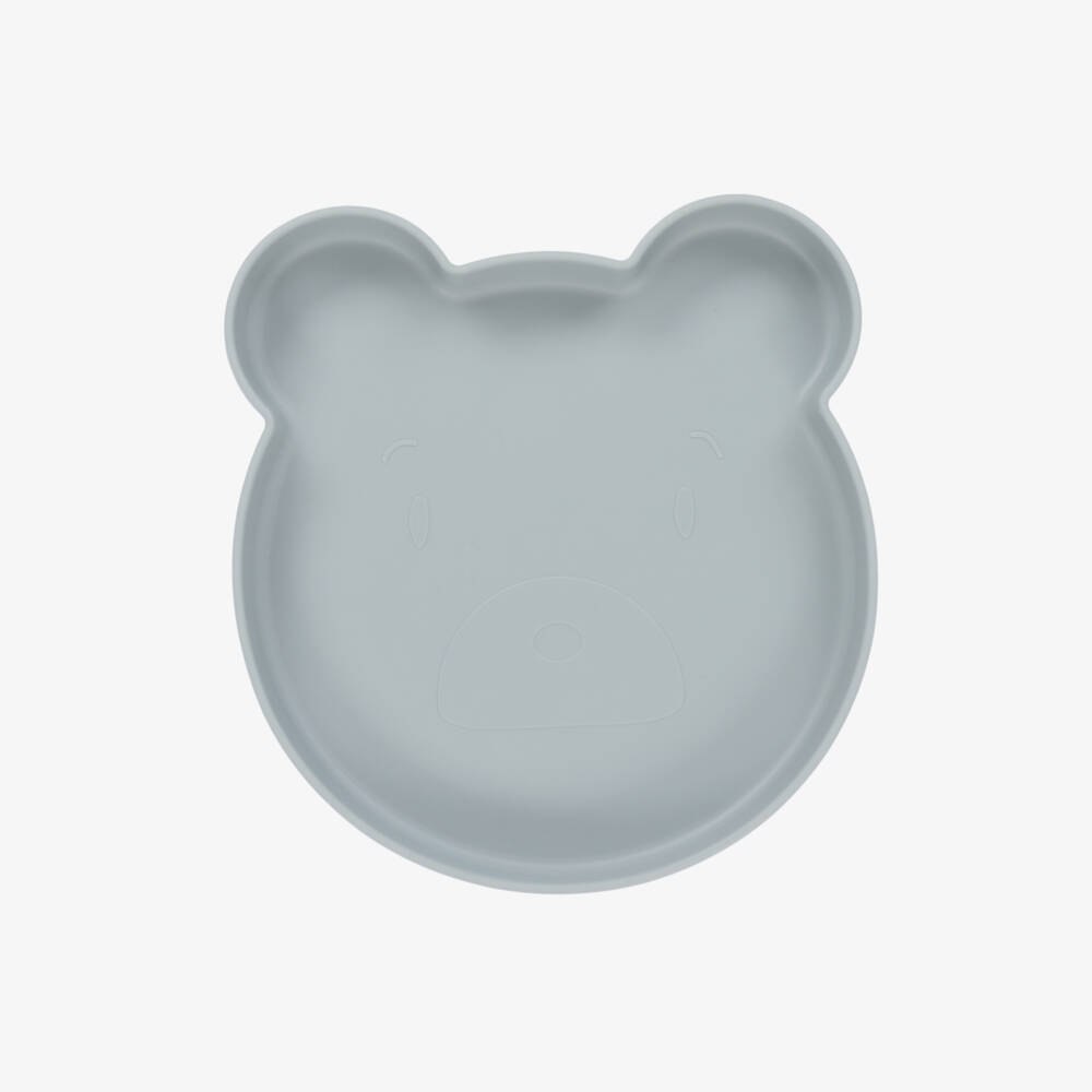 Liewood-Blue Silicone Divider Plate (23cm) | Childrensalon