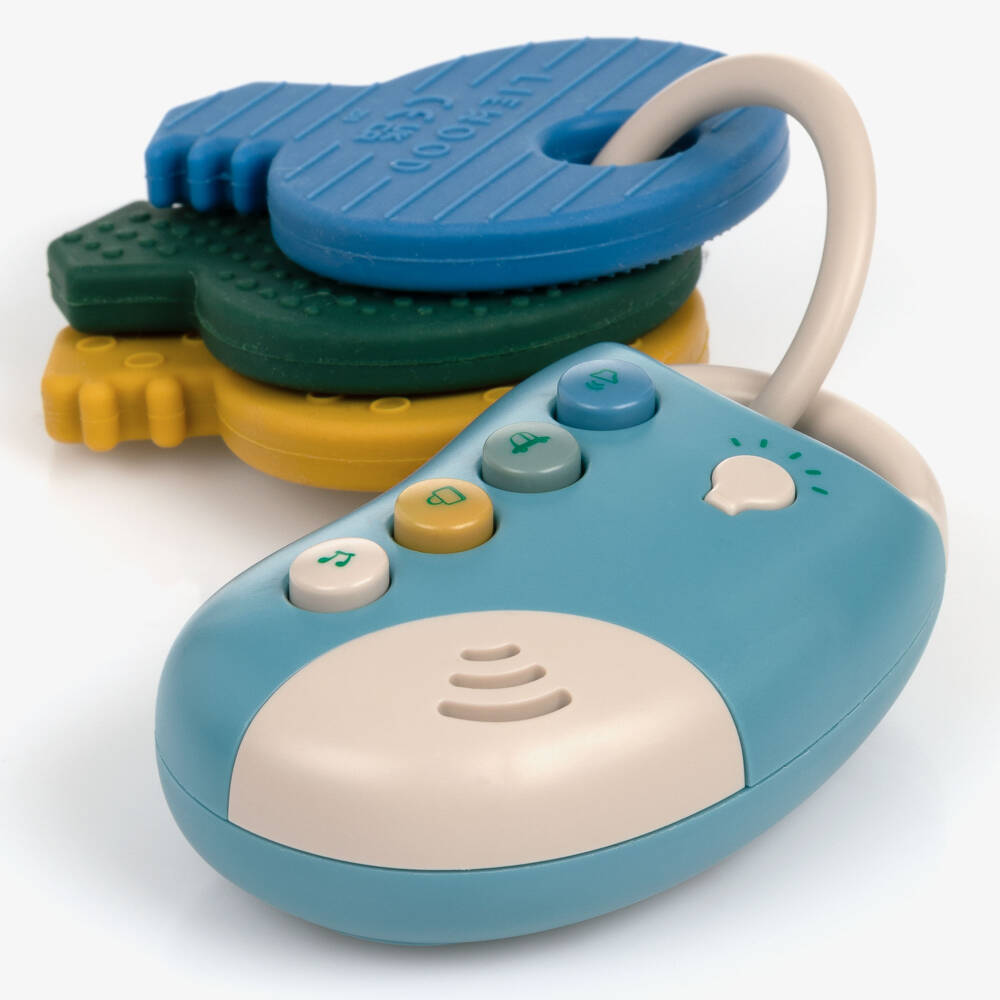 Liewood-Blue Vroom Car Key Toys (17cm) | Childrensalon